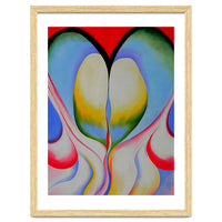 Georgia O’Keeffe – Series 1, No. 8 (1918) | Expressive Abstract Watercolor of Organic Rhythm and Modernist Form