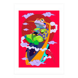 Knight Frog Pop Art Illustration (Print Only) thumbnail