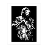 Ian Anderson Rock Music Legend in Grayscale 2 (Print Only) thumbnail