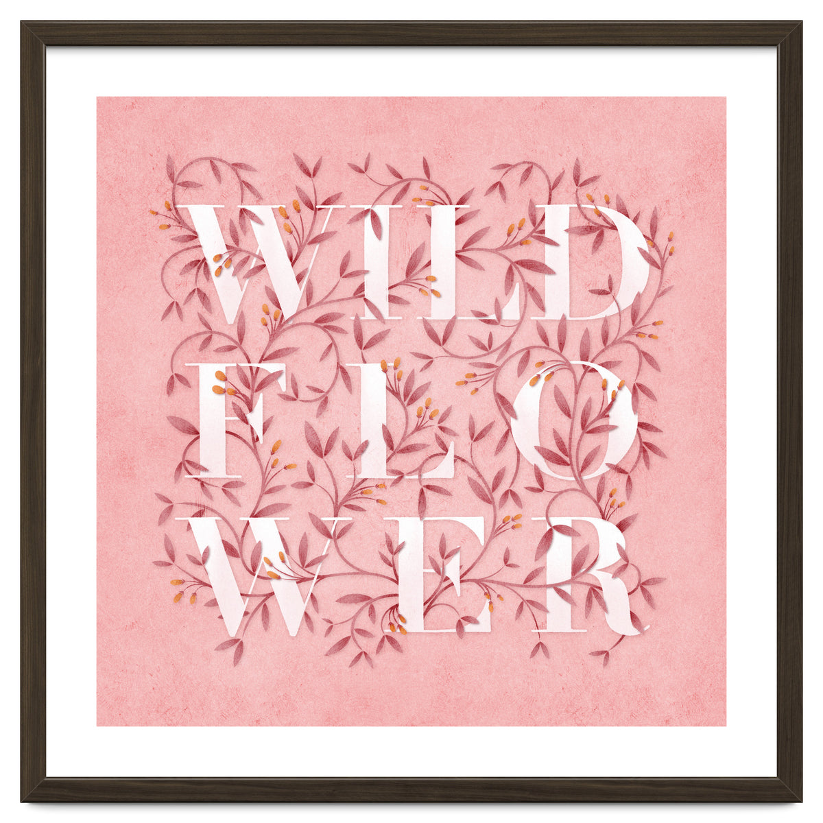 Wild Flower Typography