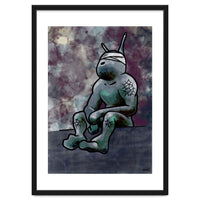 Sitting Sluggy (Lwuba 049 Meku Sitting Watercolor)