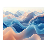 Ethereal Fluid Waves Abstract Art (Print Only) thumbnail