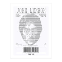 Receipt Art John Lennon Quotes  (Print Only)