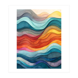 Abstract Layered Wave Landscape (Print Only) thumbnail
