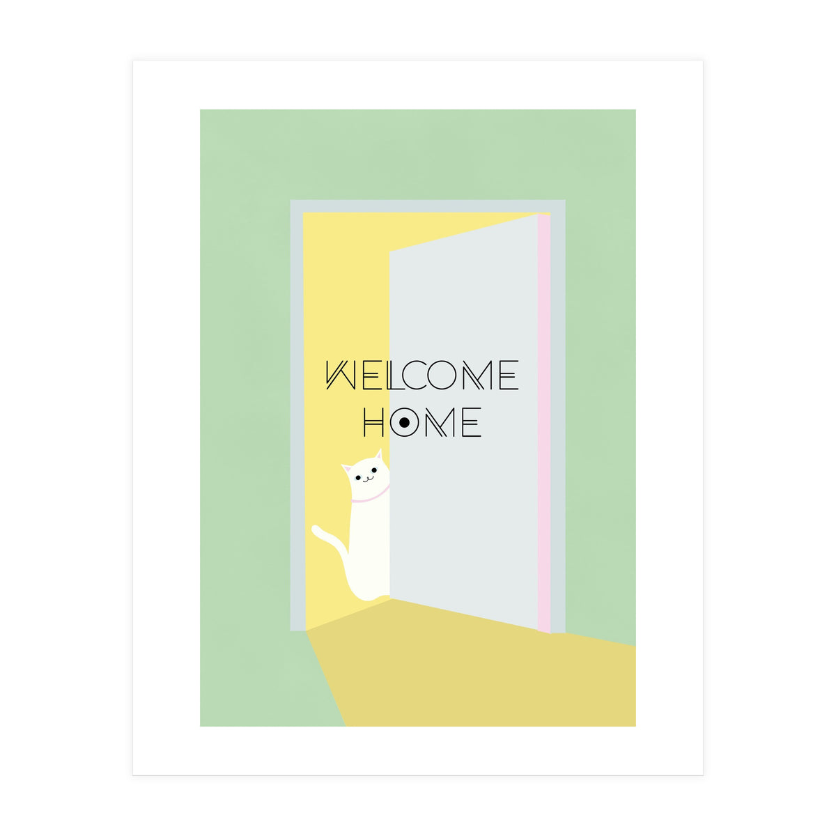 ‎WELCOME HOME - SWEET CAT (Print Only)