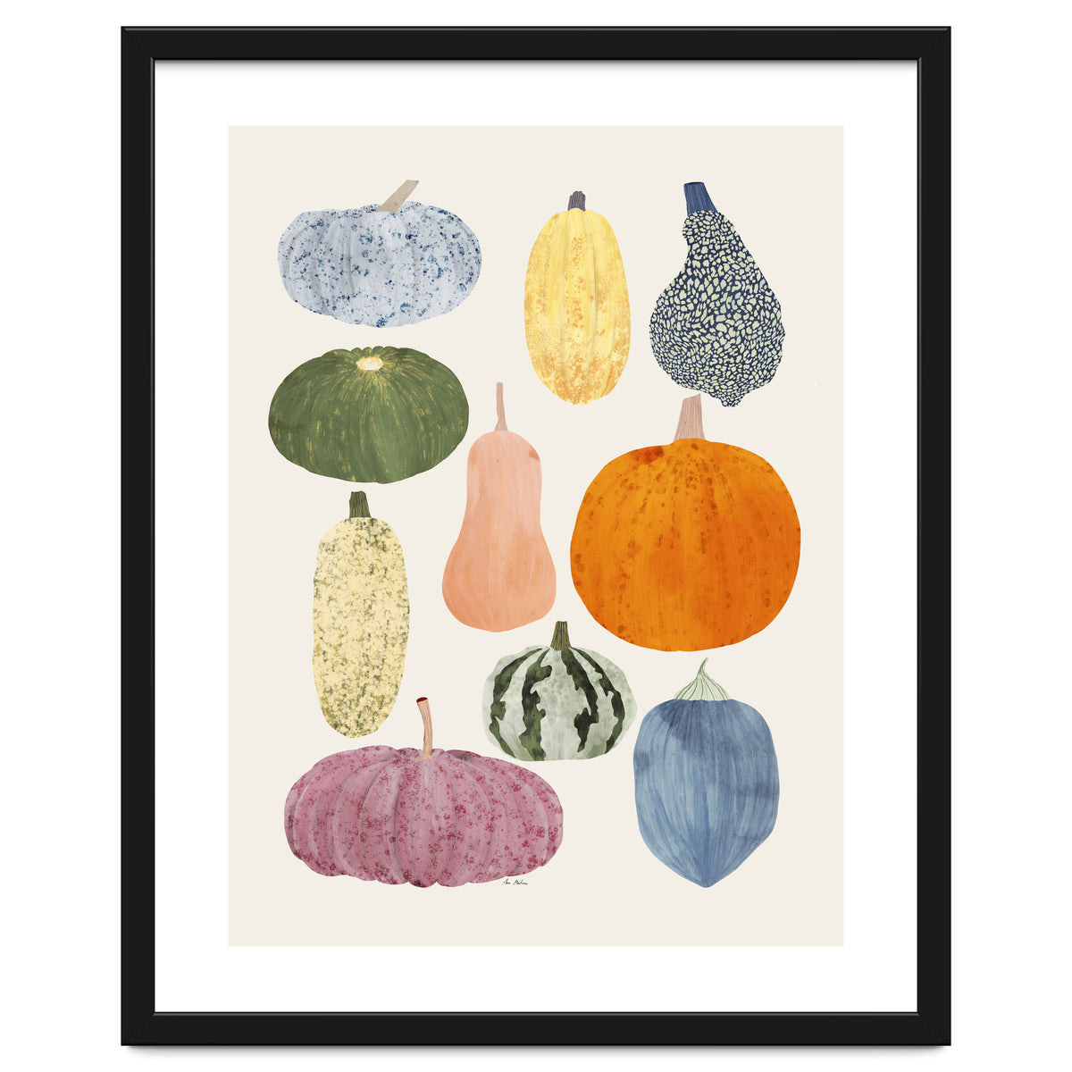 Still Life Of Pumpkins