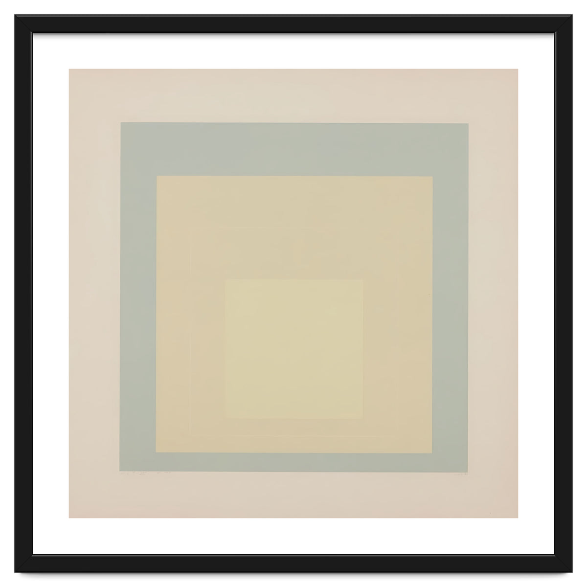 JOSEF ALBERS - HOMAGE TO THE SQUARE