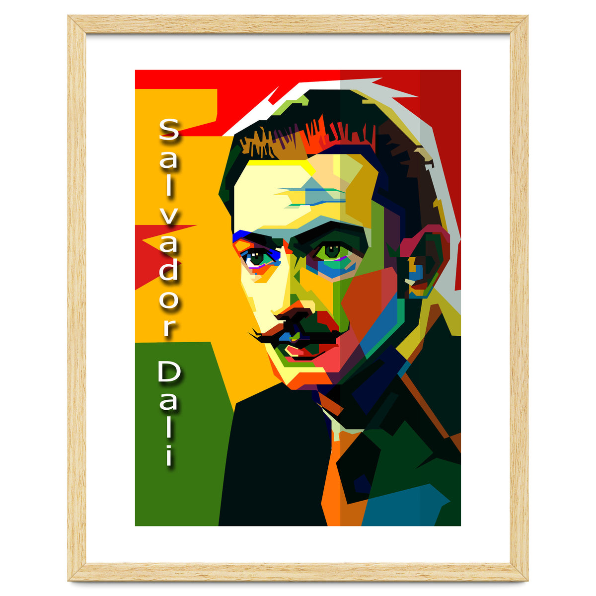 Salvador Dali Maestro Painting In Pop Art WPAP