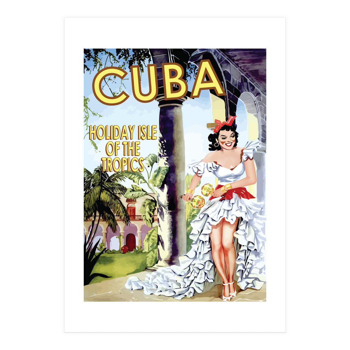 Cuba Holiday Island (Print Only)