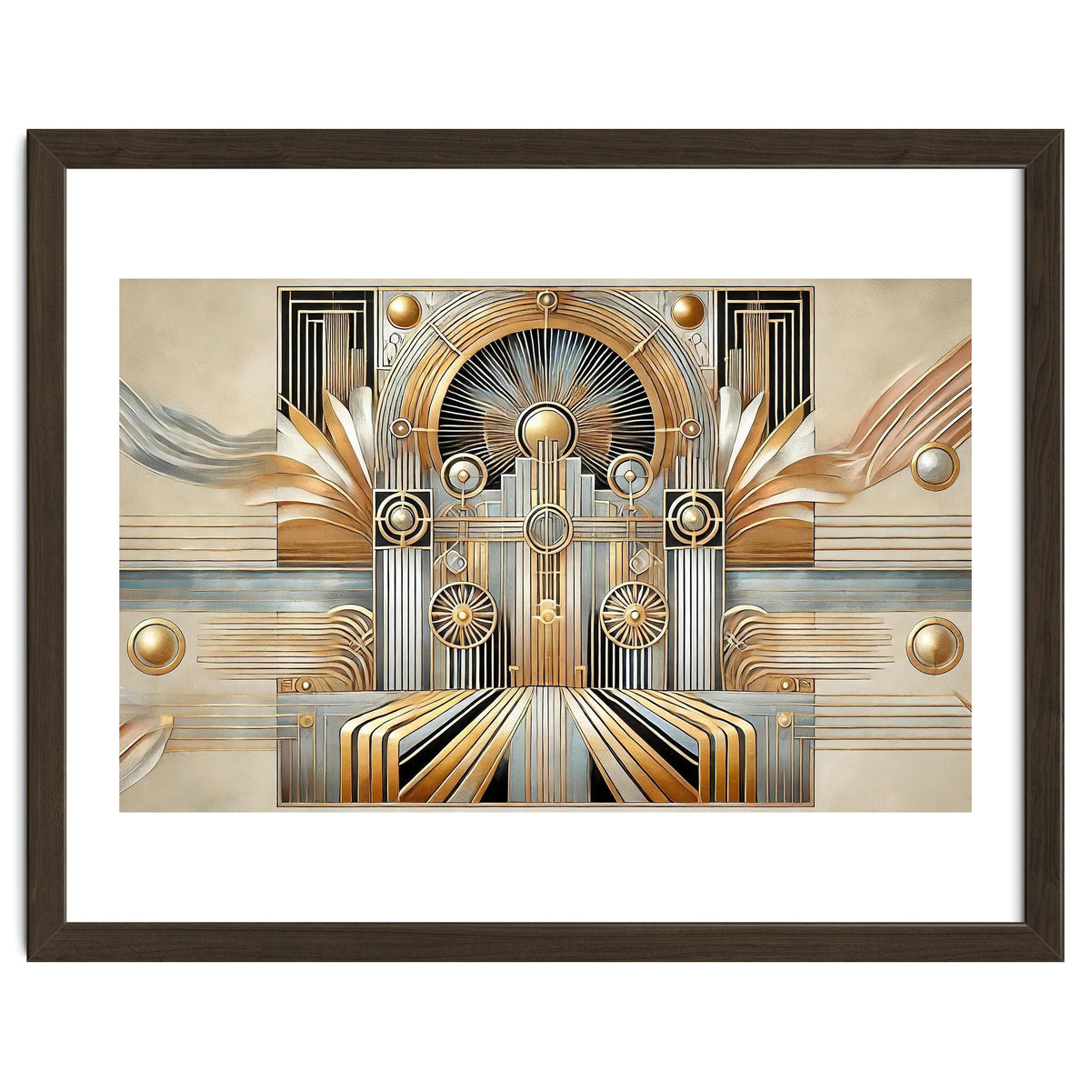 Art Deco Gold Architecture