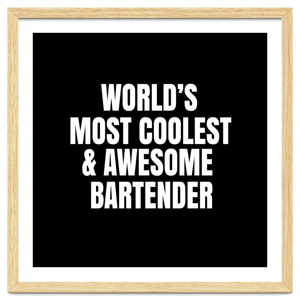 World's most coolest and awesome bartender