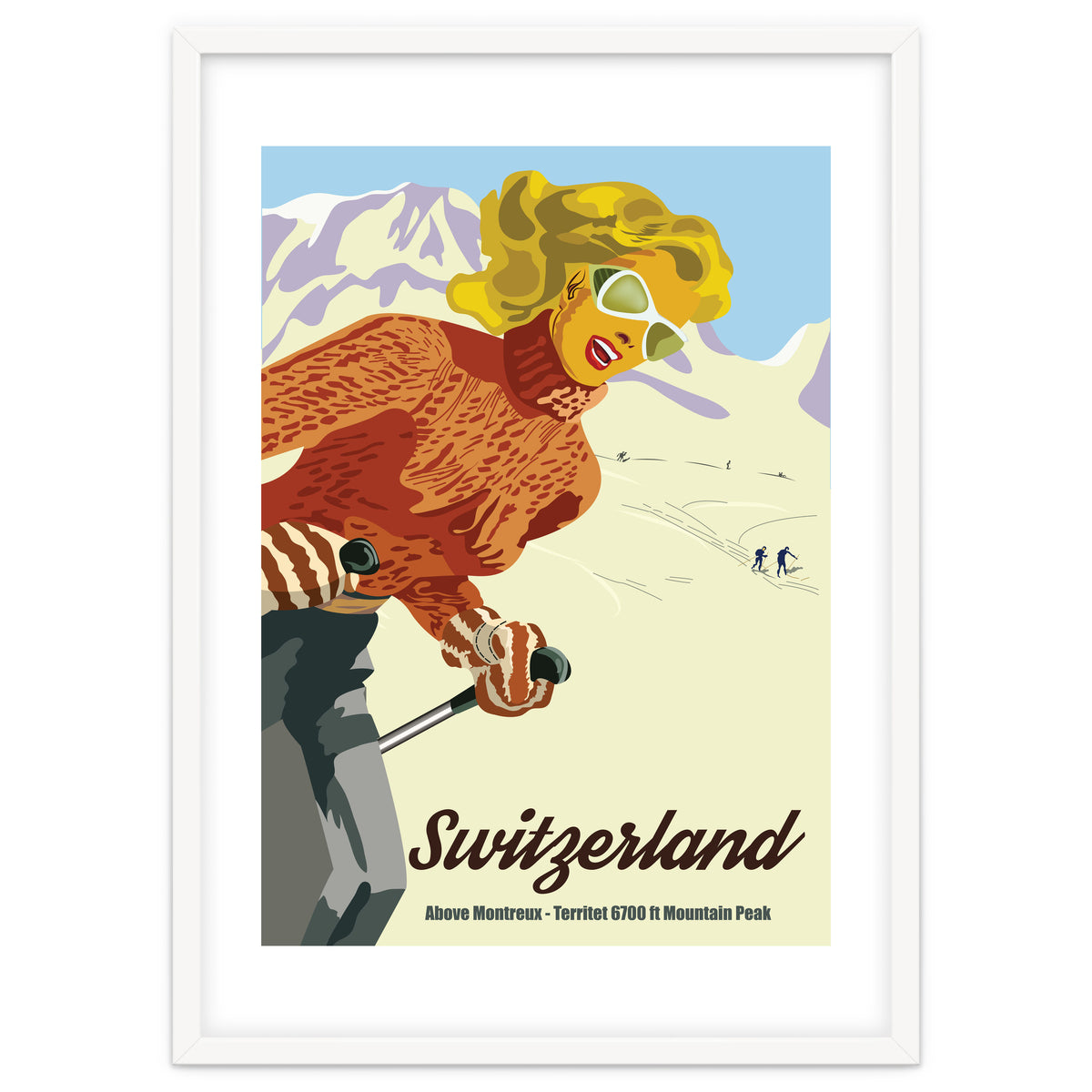 Switzerland Above Montreux