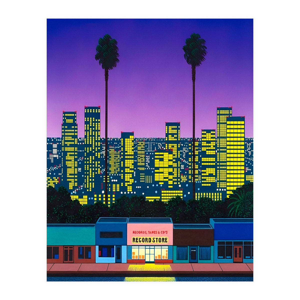 Hiroshi Nagai - City Pop At Night (Print Only)
