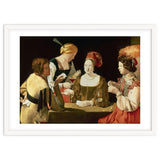 French school. The Cheater with the Ace of Diamonds. Le Tricheur à l'As de Carreaux. 17th century... thumbnail
