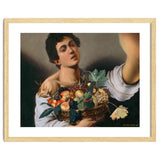 Boy With A Basket Of Fruit - Caravaggio - Selfie thumbnail