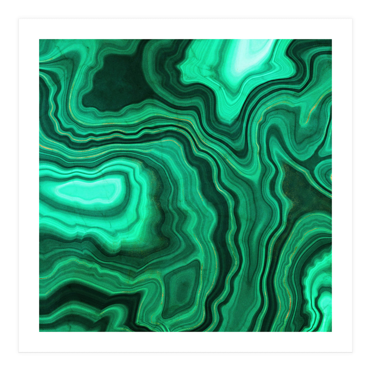 Malachite Texture 10 (Print Only)