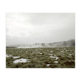 Remaining snow in the late summer greenfield - Iceland  (Print Only) thumbnail