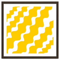 Yellow Wavy Pattern