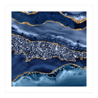 Agate Glitter Ocean Texture 07  (Print Only)