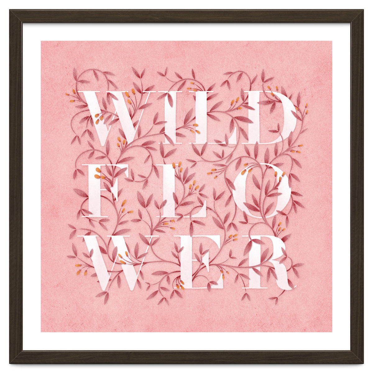 Wild Flower Typography