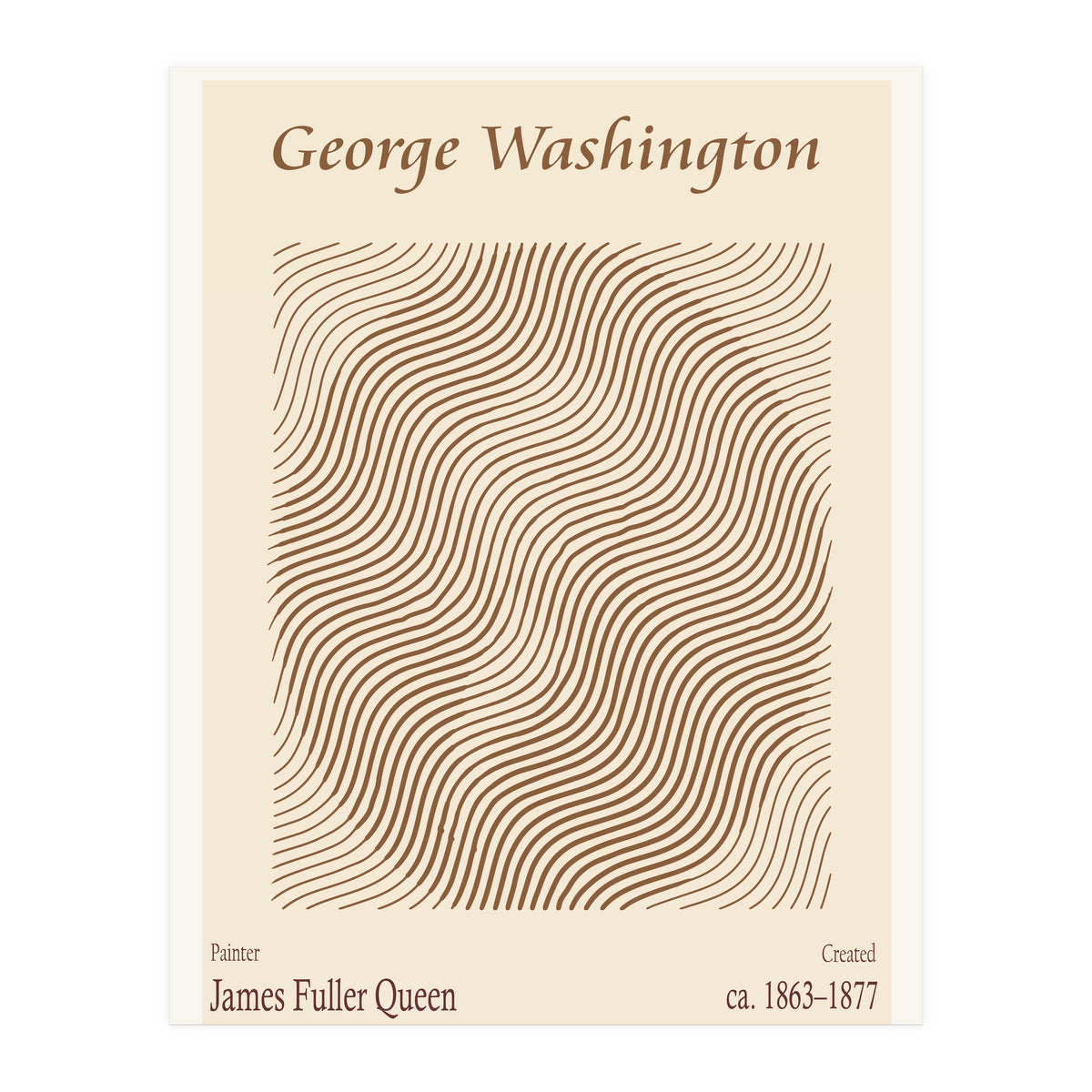 George Washington (1863 1877) – James Fuller Queen (american, 1820 1886) (Print Only)