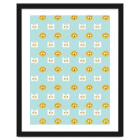Minimalist Finn And Jake Seamless Cartoon Pattern