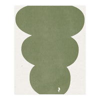 GREEN WATERCOLOR SHAPES NO.4 (Print Only)