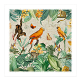 Vintage African Tropical Jungle Fun Animals (Print Only) thumbnail