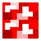 Red Abstract Square Tiles (Print Only) thumbnail