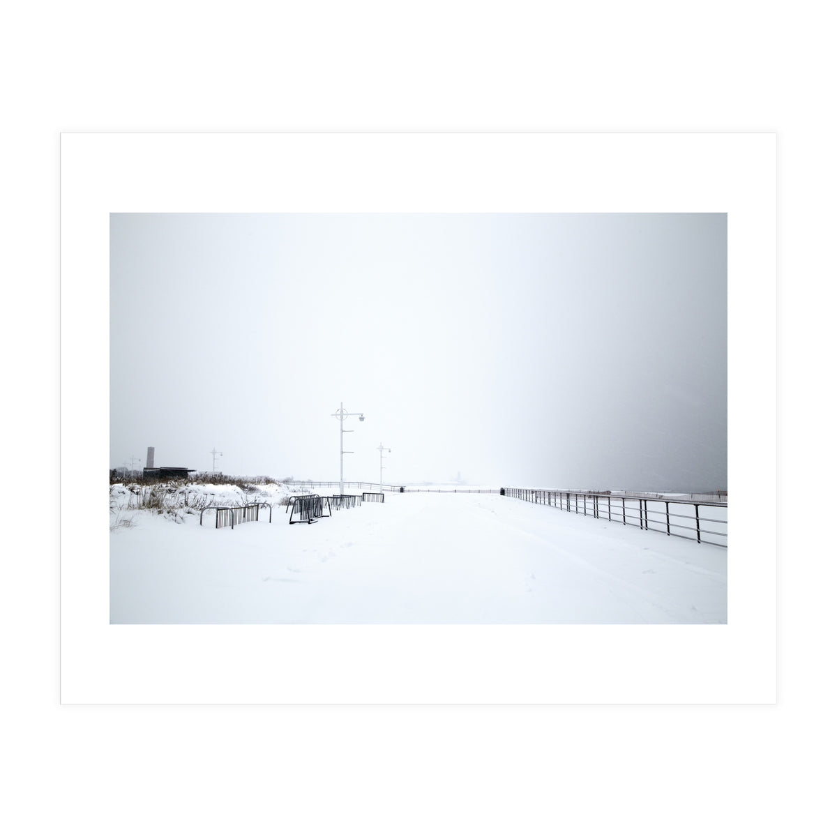 on the snow pier (Print Only)