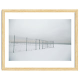 Fence in the Winter seascape thumbnail