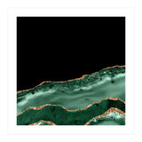 Emerald & Gold Agate Texture 02 (Print Only) thumbnail
