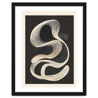 Monochrome Flow Abstract Line Movement