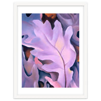 Georgia O’Keeffe – Purple Leaves (1922) | Elegant Botanical Modernist Composition in Rich Violet Tones