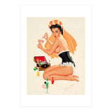 Young And Beautiful Witch Preparing A Love Portion (Print Only) thumbnail