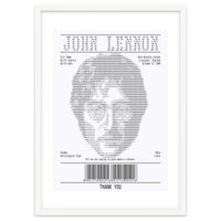 Receipt Art John Lennon Quotes