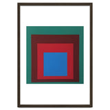Josef Albers - HOMAGE TO THE SQUARE: Green, Red, Blue thumbnail