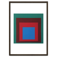 Josef Albers - HOMAGE TO THE SQUARE: Green, Red, Blue