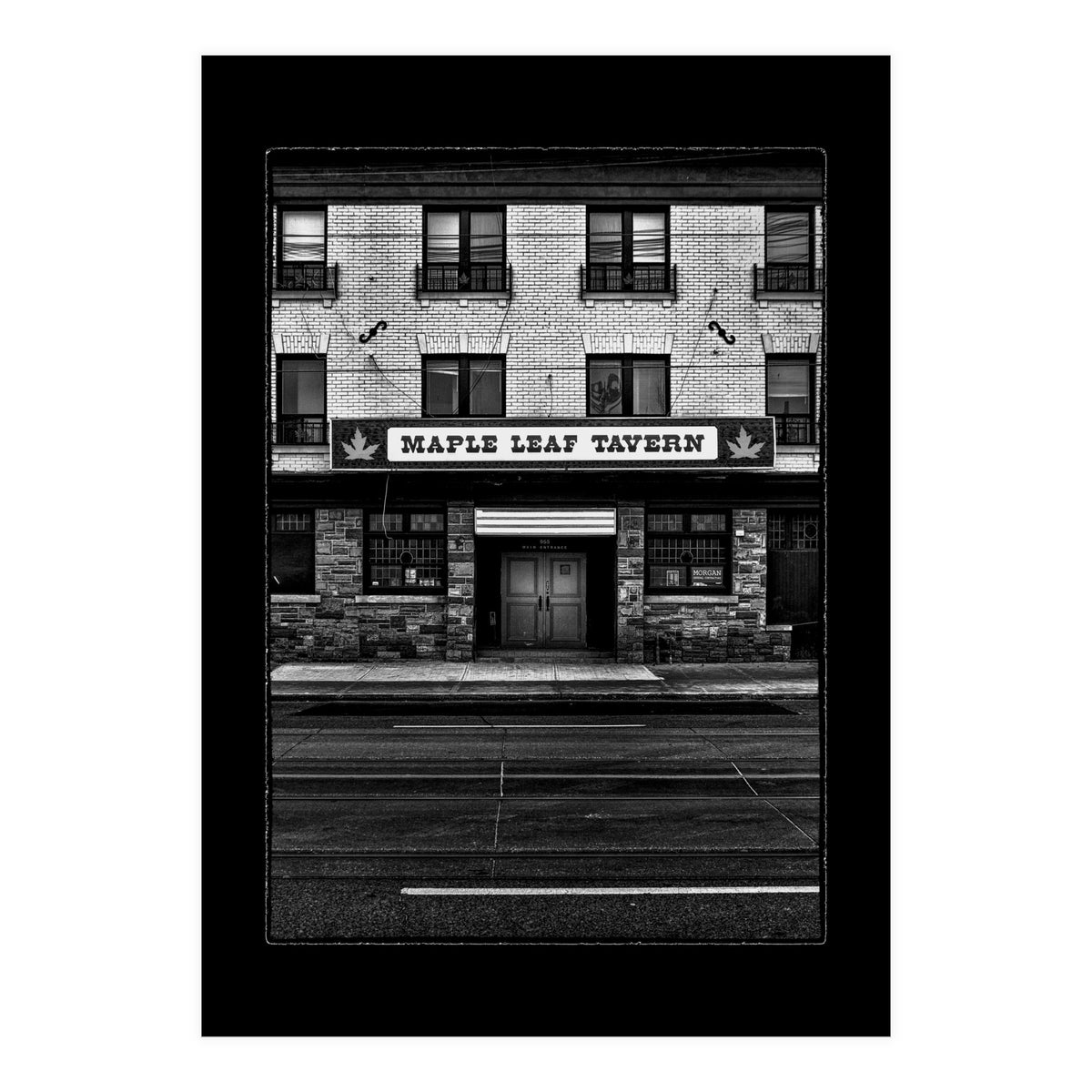 Maple Leaf Tavern No 1 with Border (Print Only)