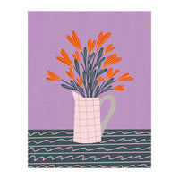 Floral Pitcher  (Print Only)
