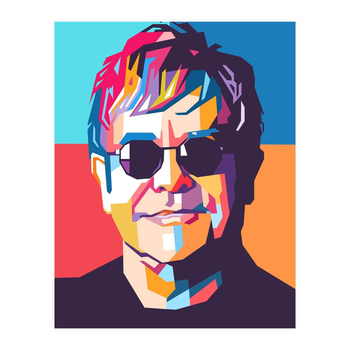 Elton John WPAP pop art (Print Only)