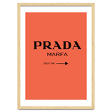 Prada Marfa, Fashion Sign Poster, Chic Decor, thumbnail