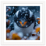 Close Up Of A Gentoo Penguin In The Snow thumbnail