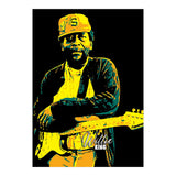 Willie King American Blues Guitarist in Pop Art (Print Only) thumbnail