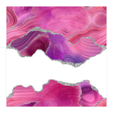 Magenta & Silver Agate Texture 07  (Print Only) thumbnail