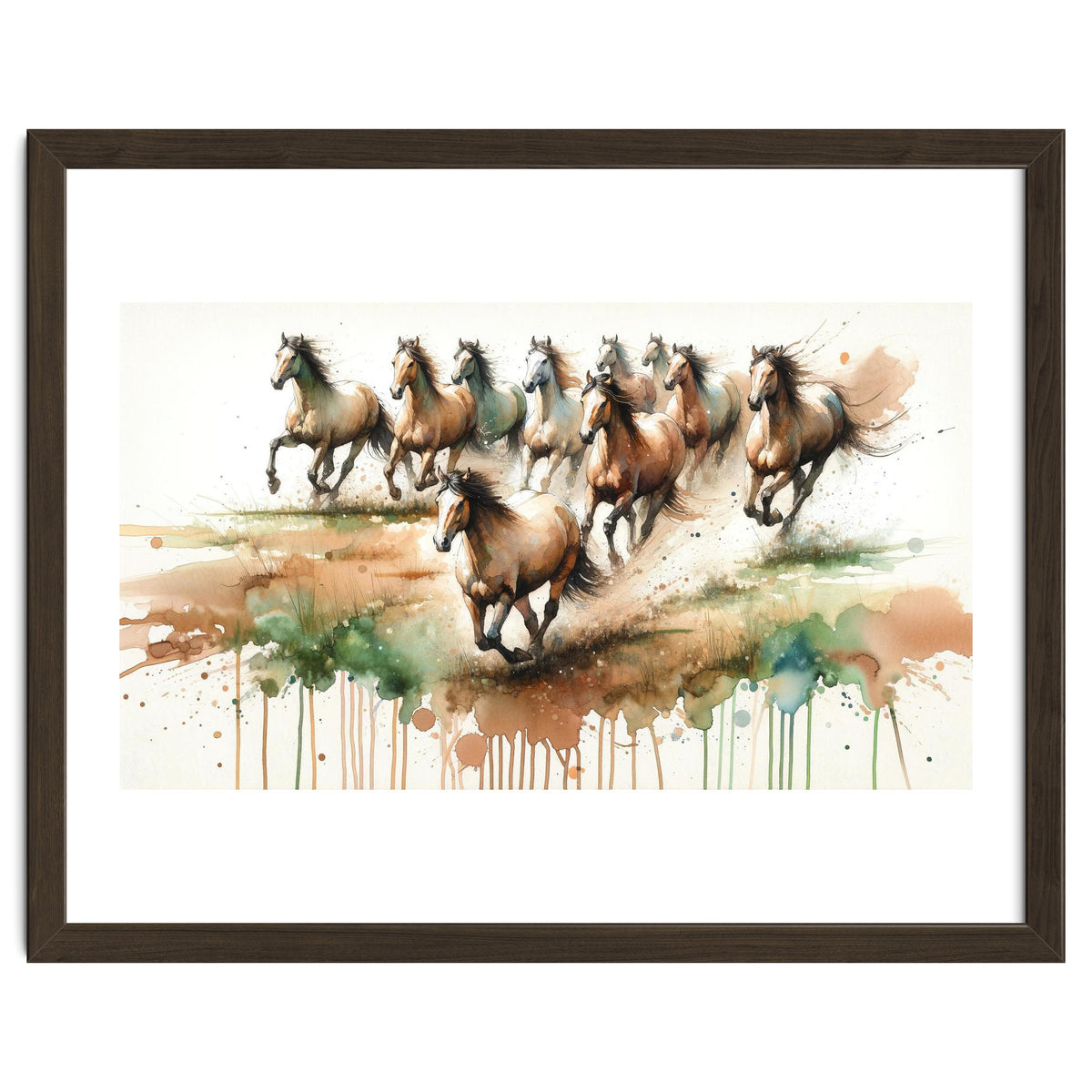 Galloping Horse Herd