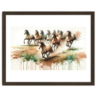 Galloping Horse Herd