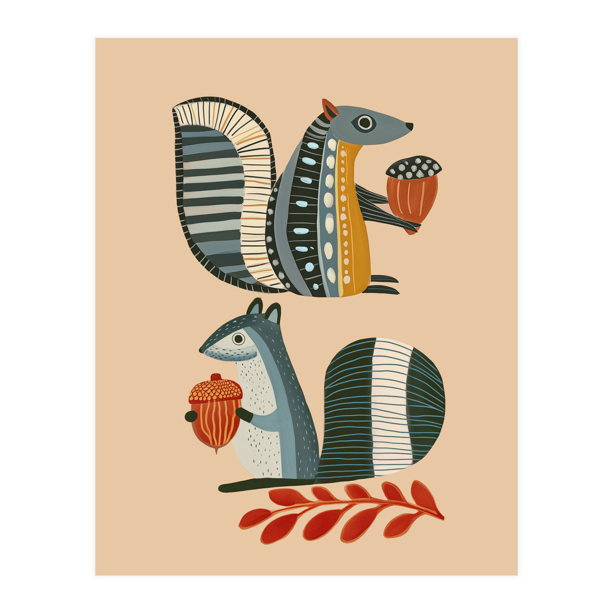 Acorn Friends (Print Only)