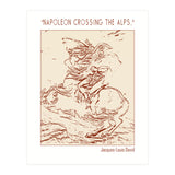 “napoleon Crossing The Alps,” – Jacques Louis David (Print Only) thumbnail
