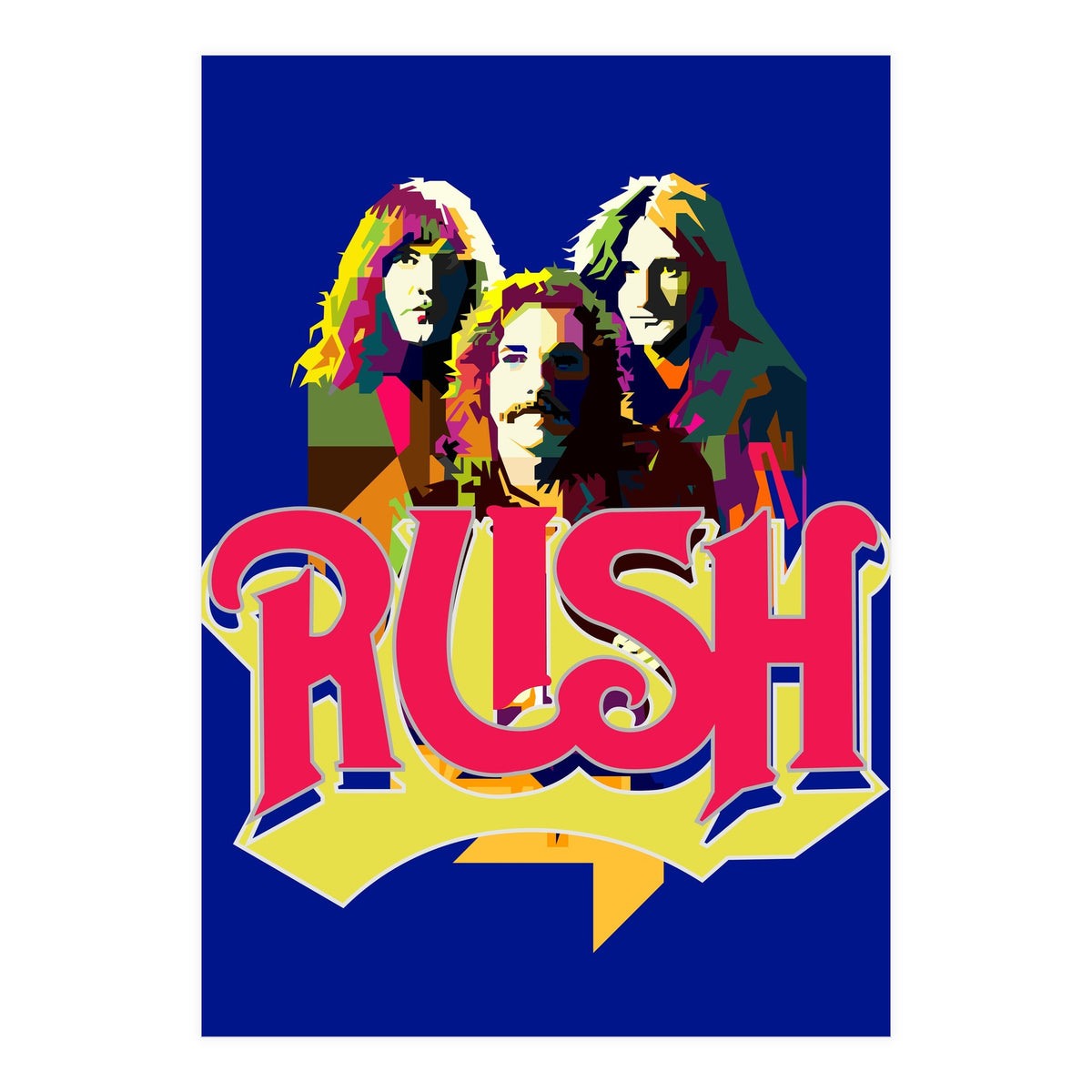 Rush Rock In Rio Pop Art WPAP (Print Only)